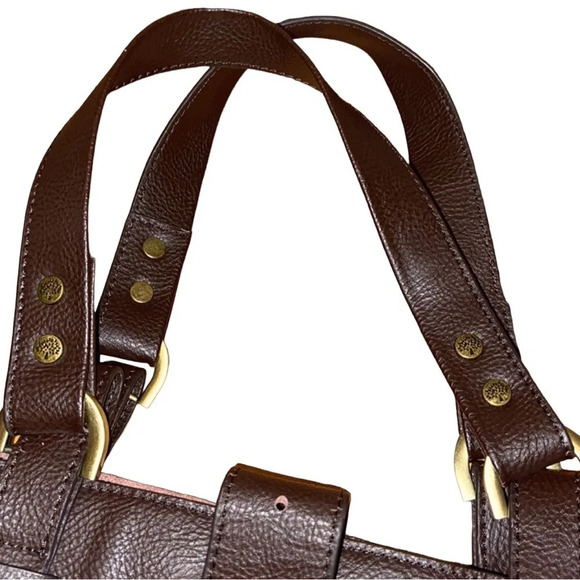 Mulberry | Vintage Elgin Tote in Chocolate Pebbled Leather - Picture 10 of 16